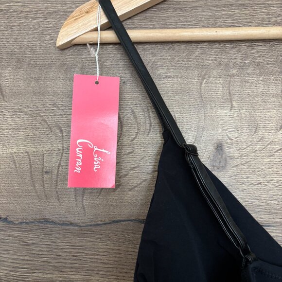 Lisa Curran Black One Piece Swimsuit - NWT - Picture 9 of 14